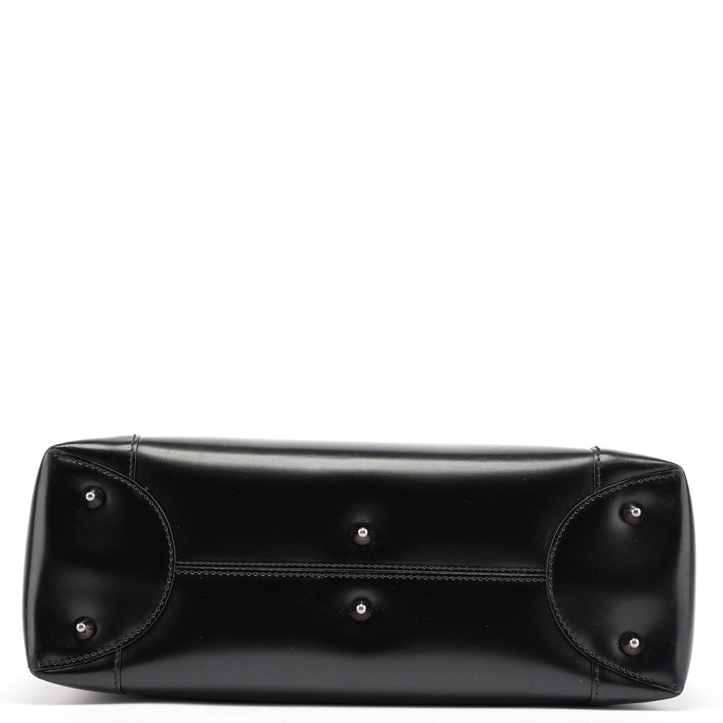 Black Calfskin Lady Dior Tote Bag