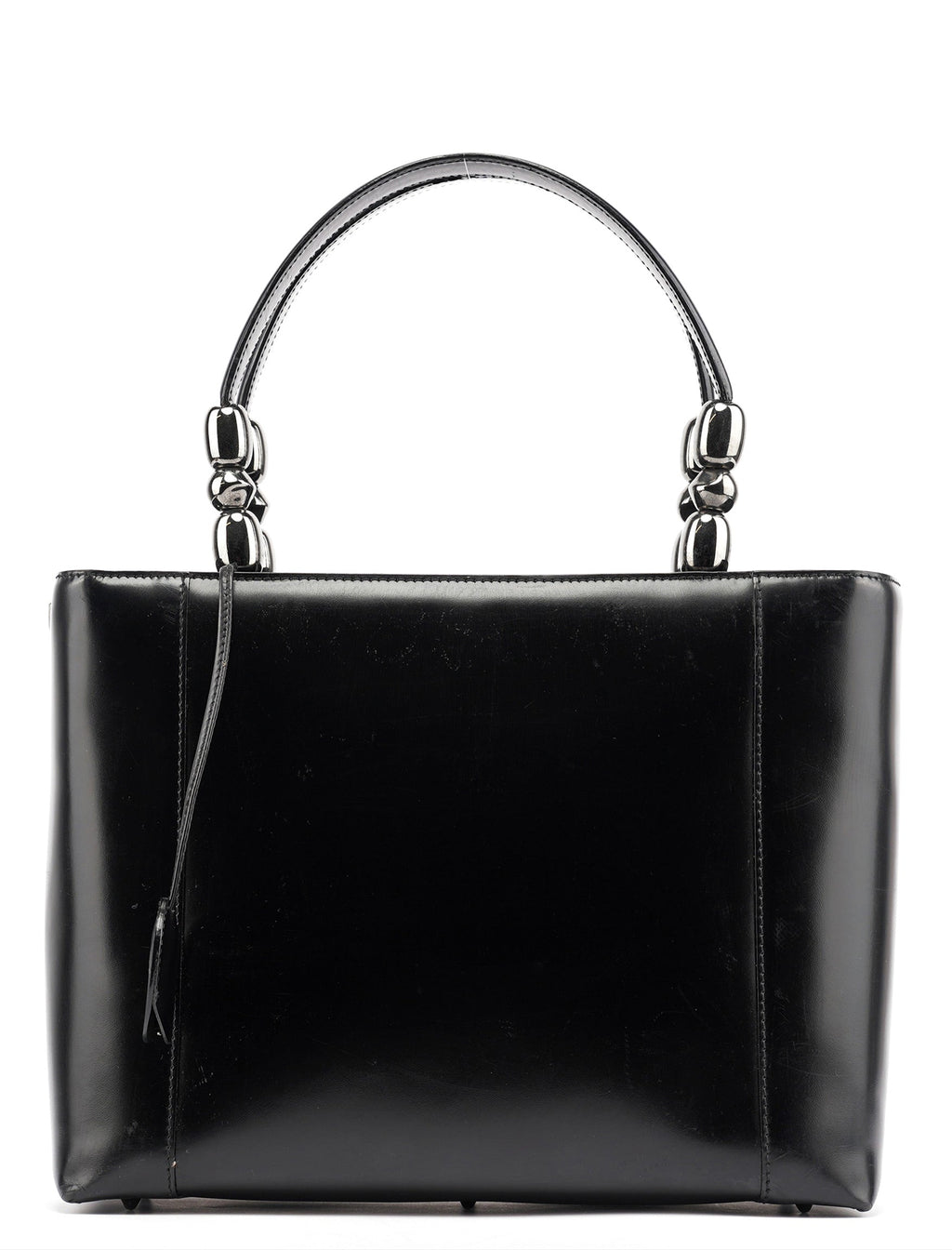 Black Calfskin Lady Dior Tote Bag