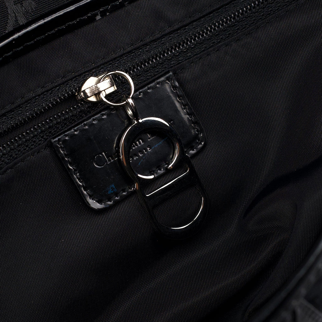 Black Monogram Saddle Bag