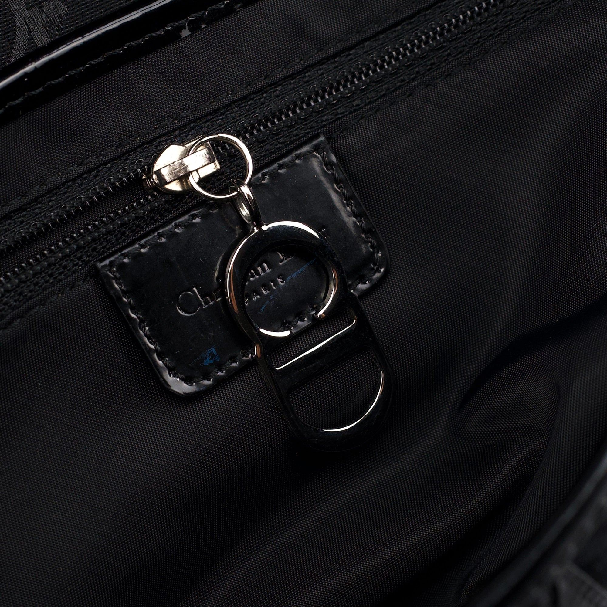 Black Monogram Saddle Bag