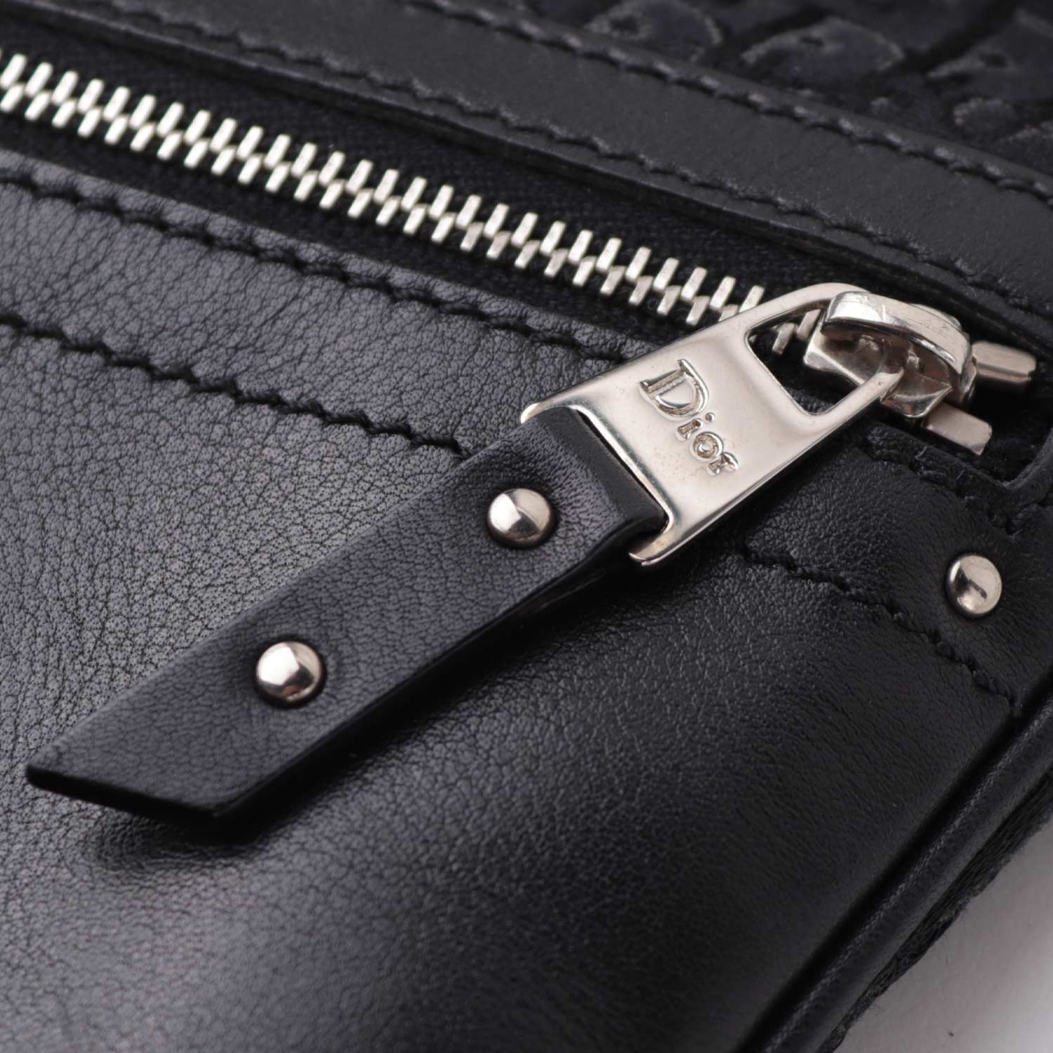 Black Trotter Monogram Crossbody Bag