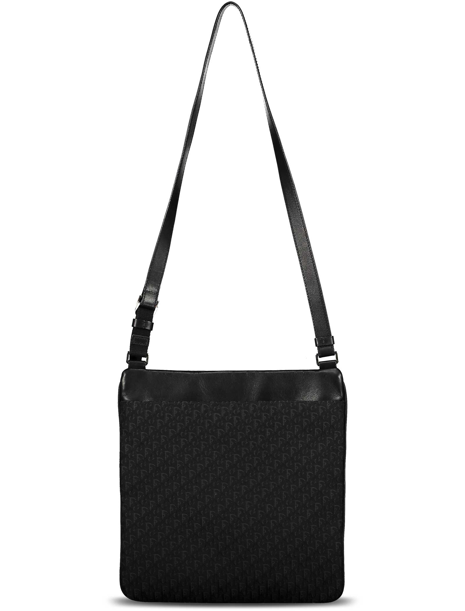 Black Trotter Monogram Crossbody Bag