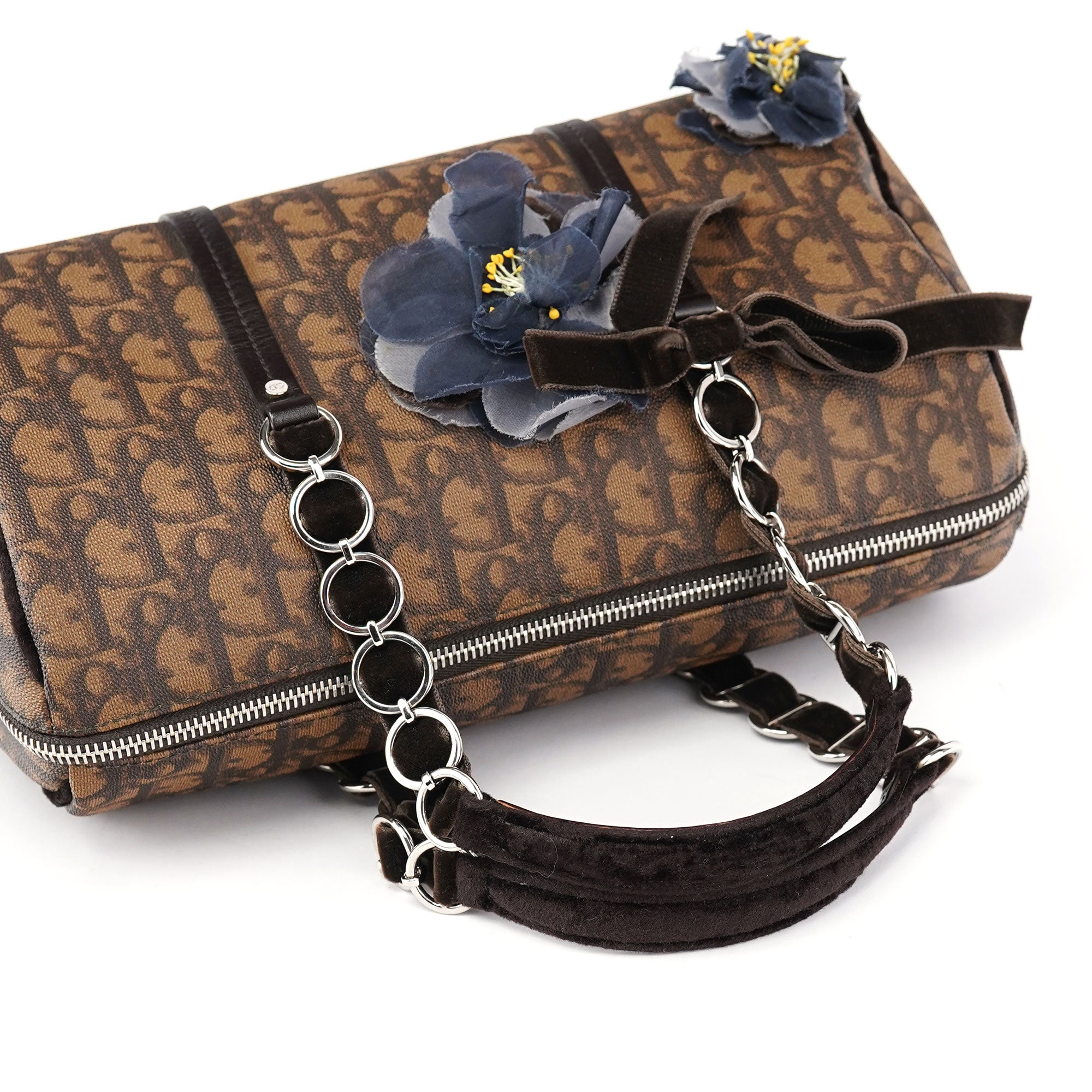 Brown Trotter Mini Boston Bag
