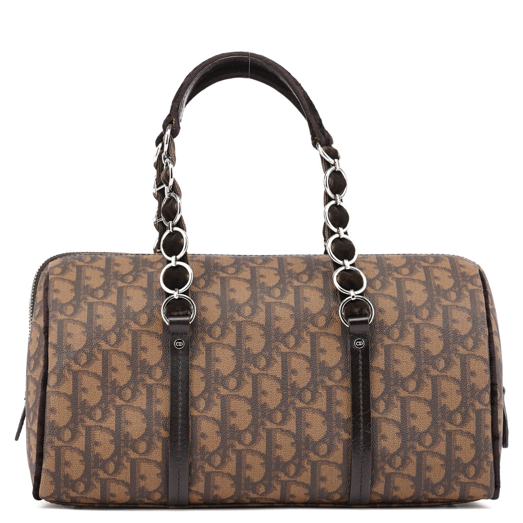 Brown Trotter Mini Boston Bag