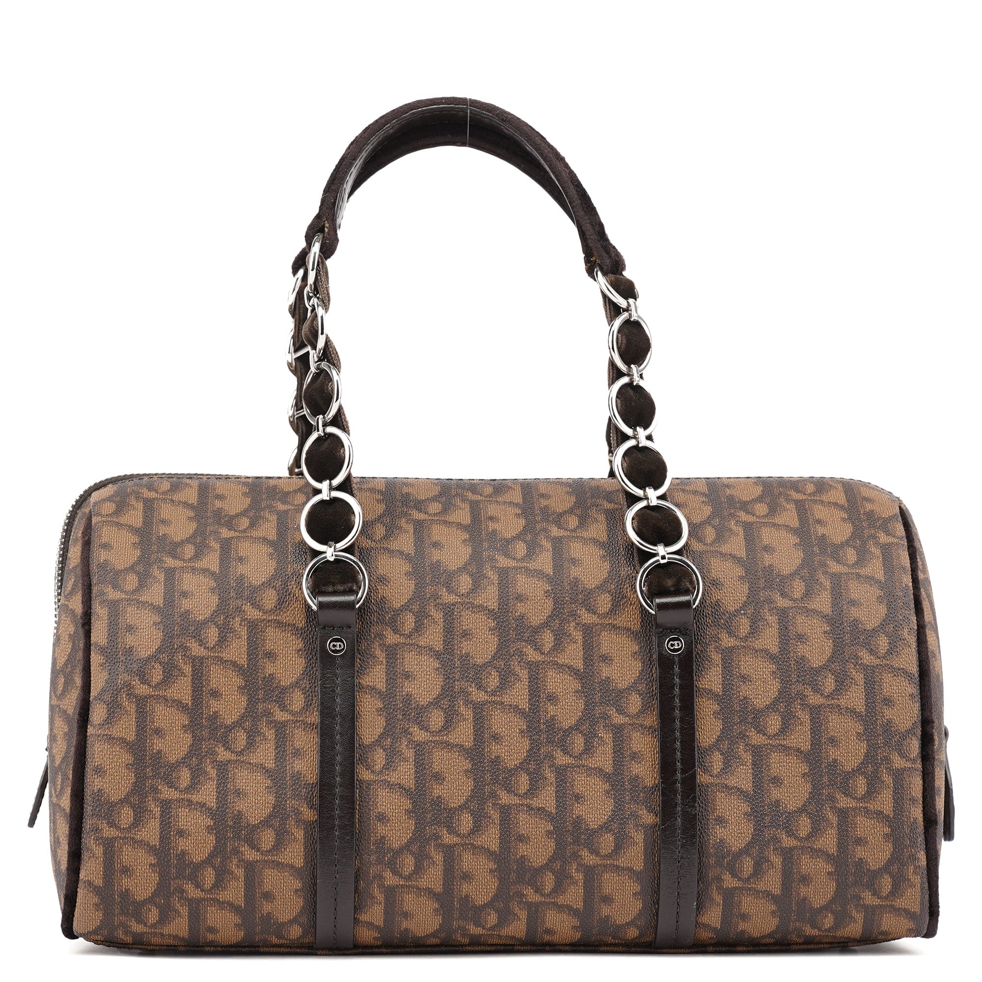 Brown Trotter Mini Boston Bag