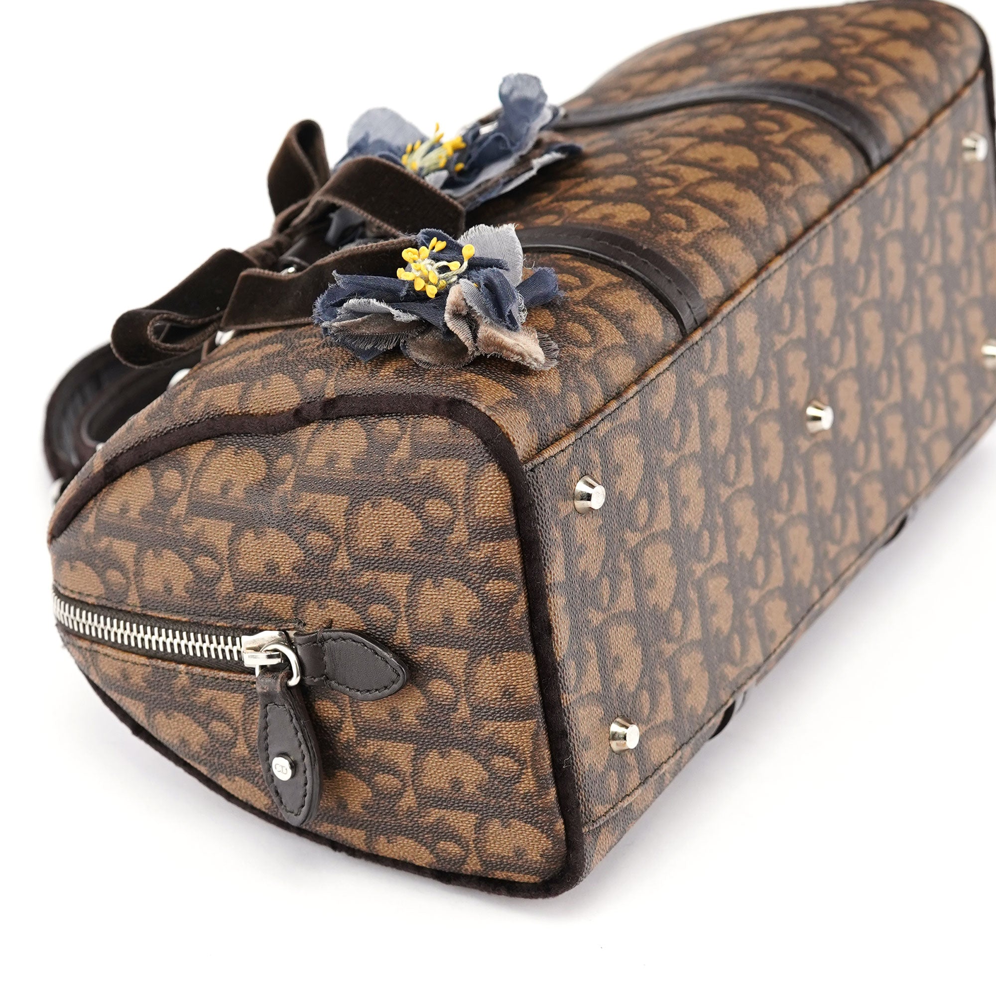 Brown Trotter Mini Boston Bag