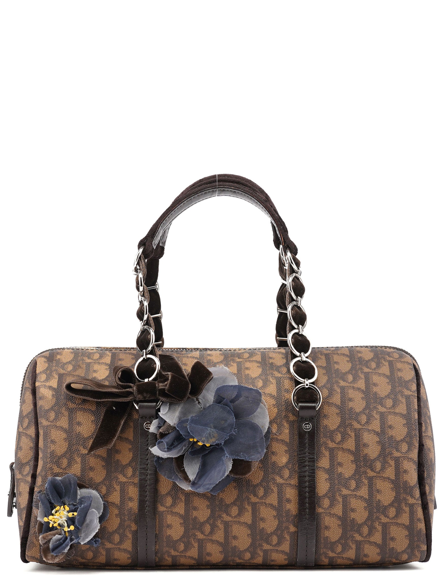 Brown Trotter Mini Boston Bag