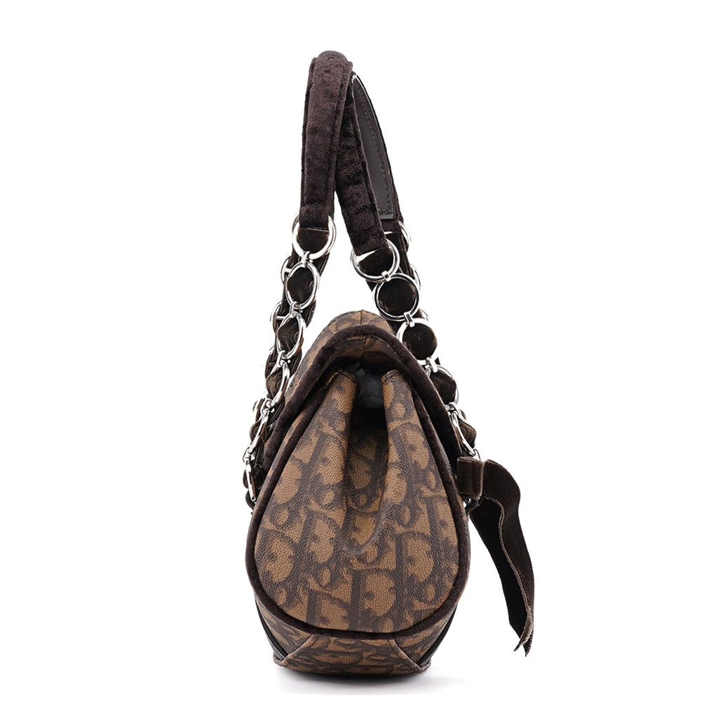 Brown Trotter Monogram Shoulder Bag