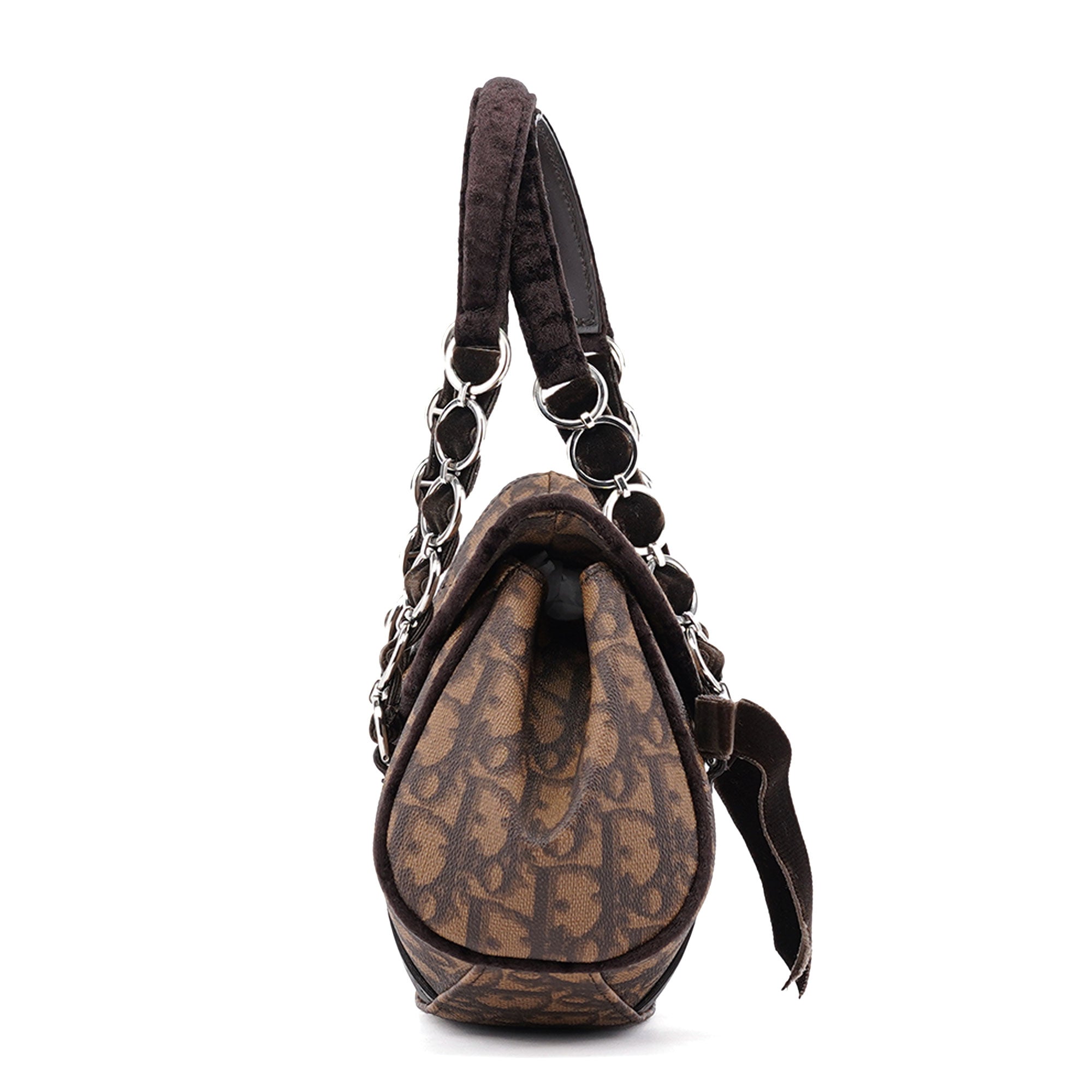 Brown Trotter Monogram Shoulder Bag