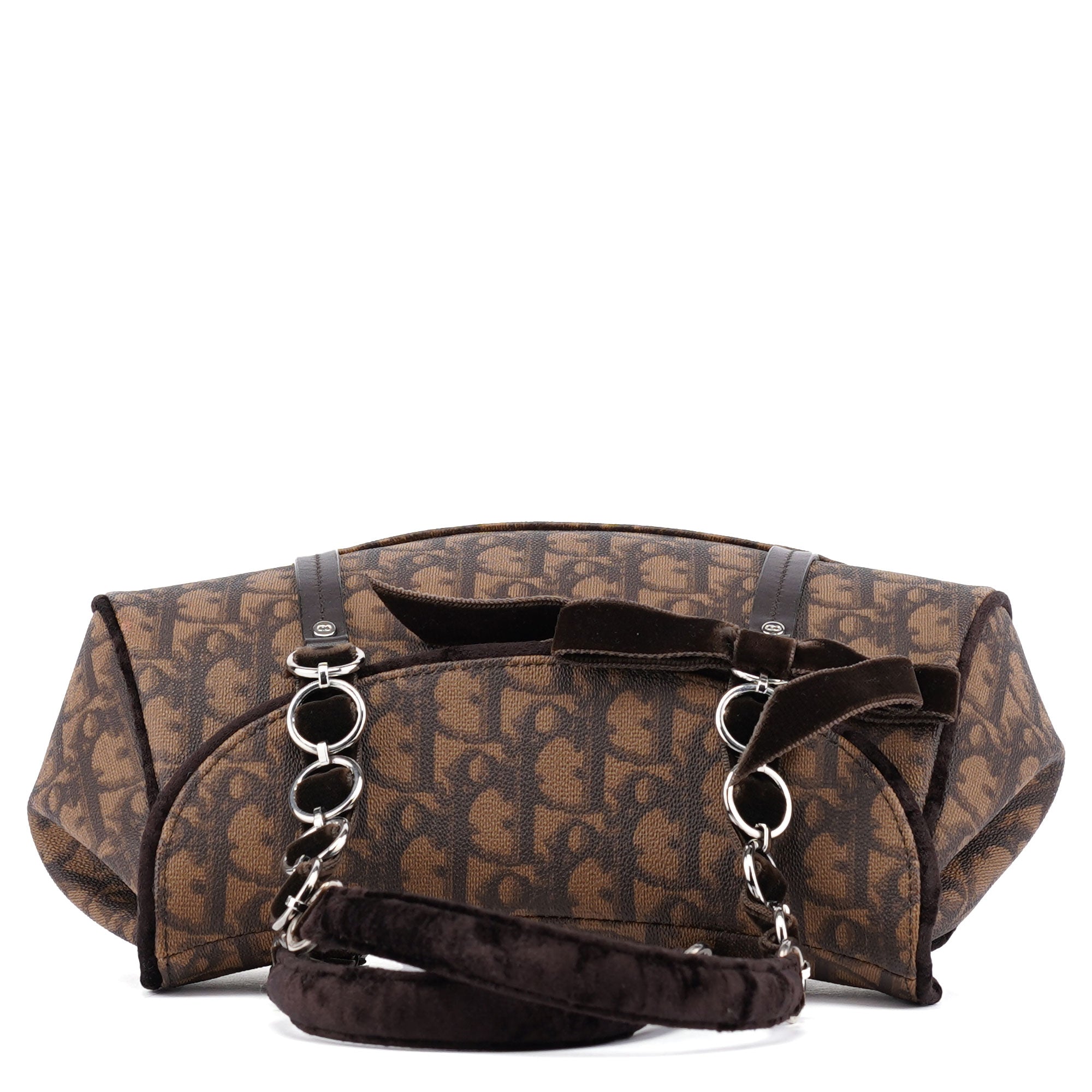 Brown Trotter Monogram Shoulder Bag