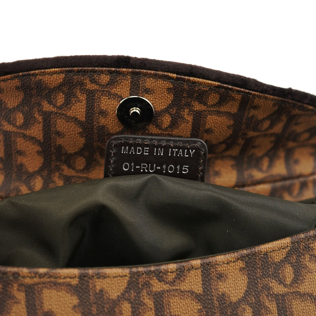 Brown Trotter Monogram Shoulder Bag
