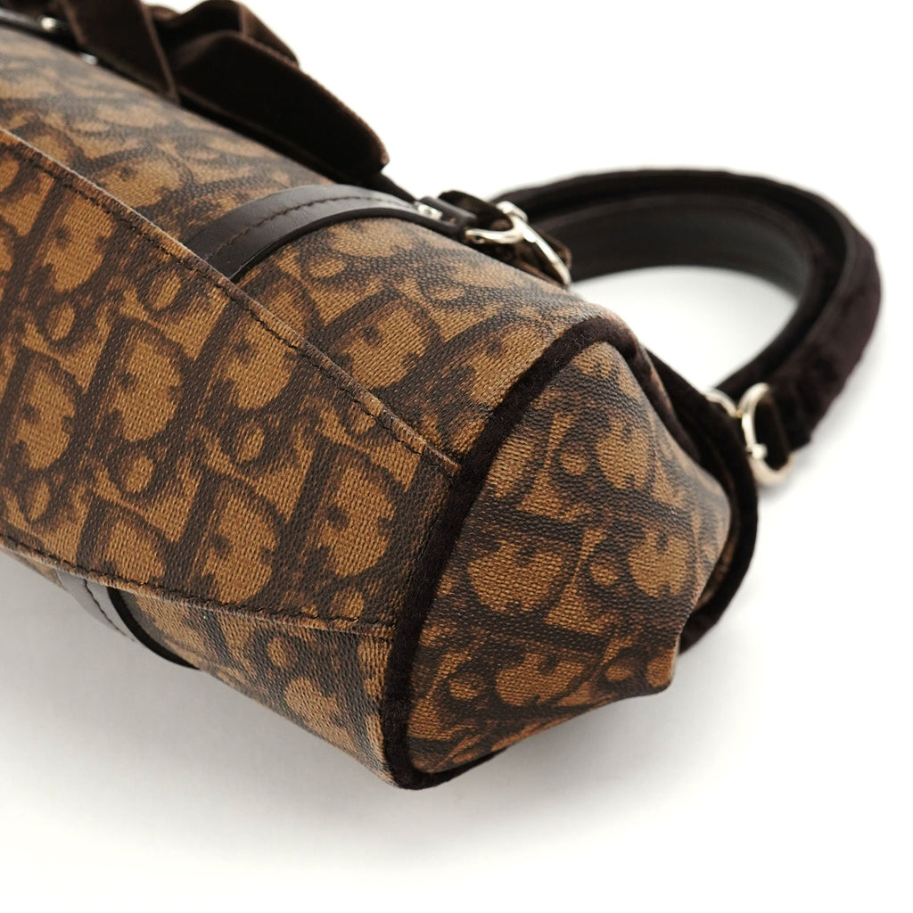 Brown Trotter Monogram Shoulder Bag