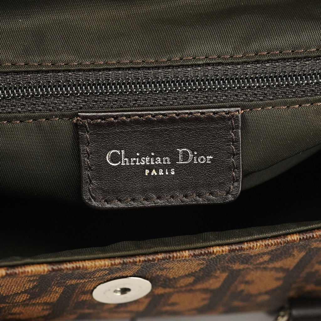 Brown Trotter Monogram Shoulder Bag