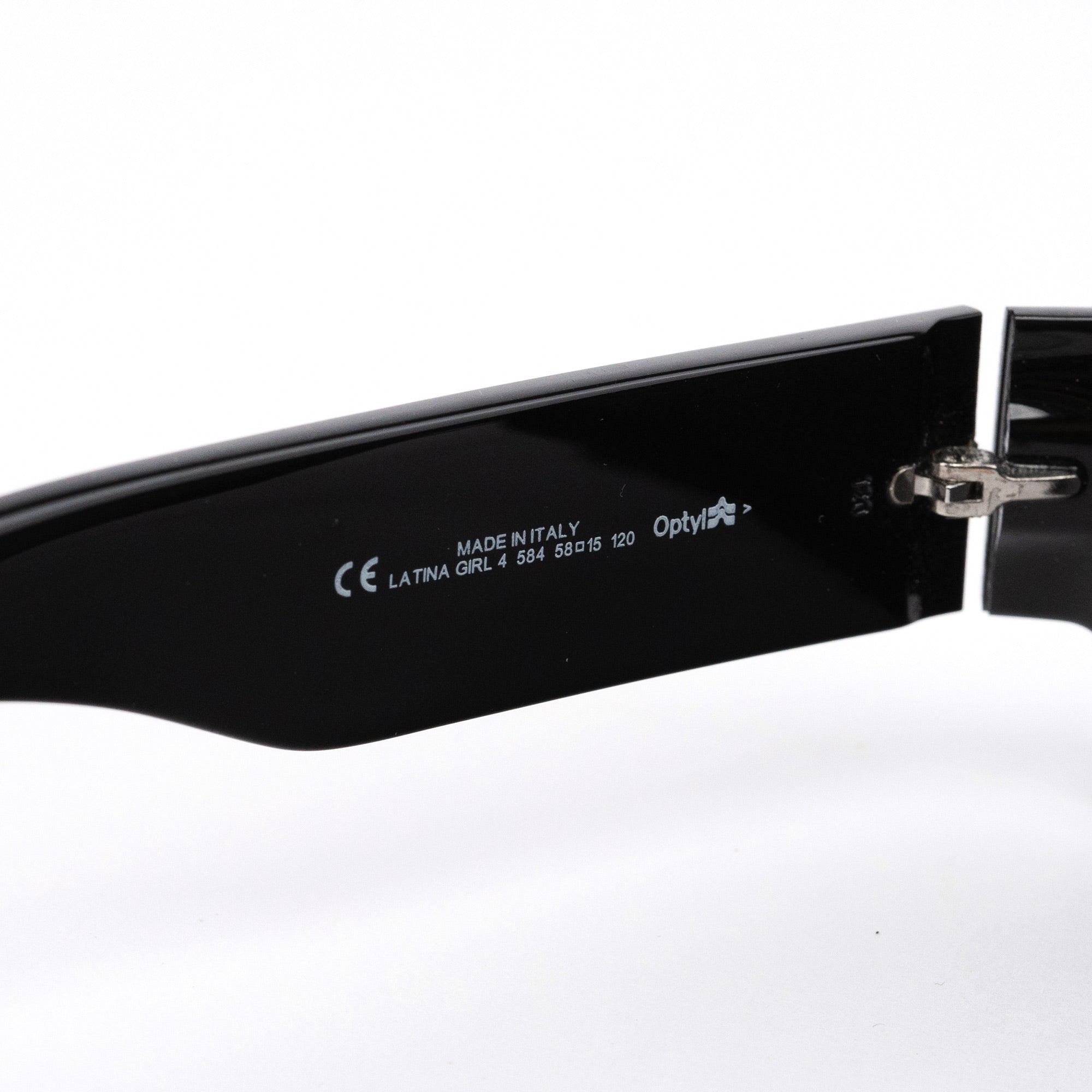 Latina Girl 4 Black Acetate Sunglasses