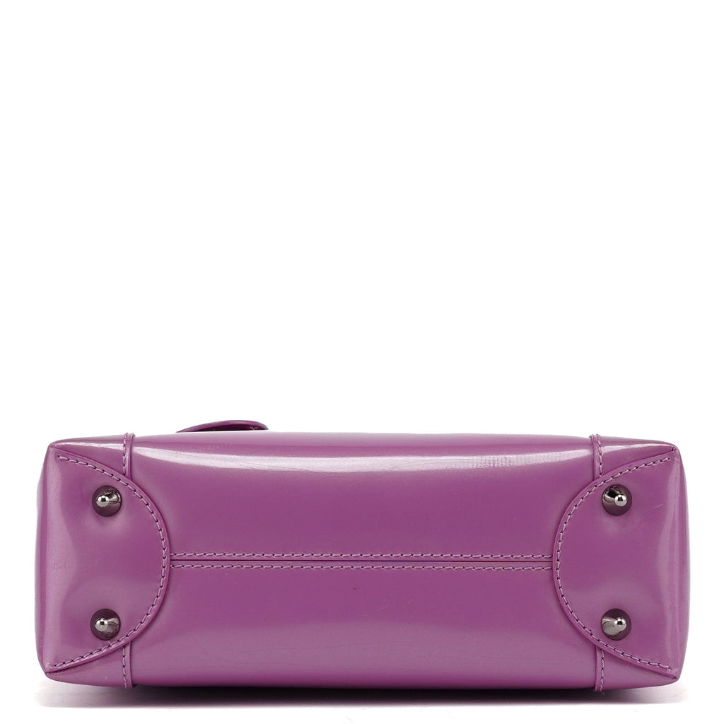 Pink Patent Leather Mini Tote Bag