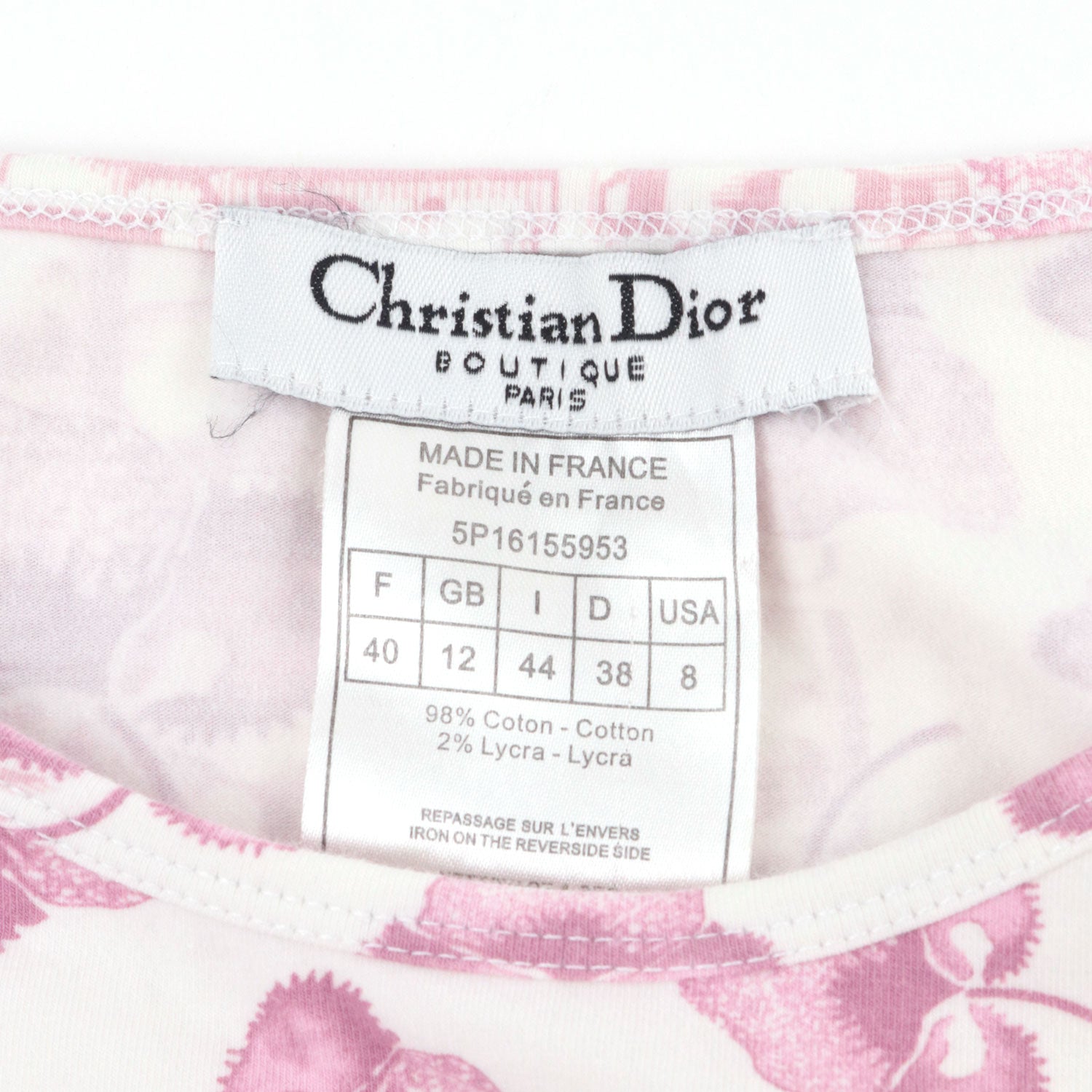 Pink Trotter Monogram Girly T-Shirt IT44