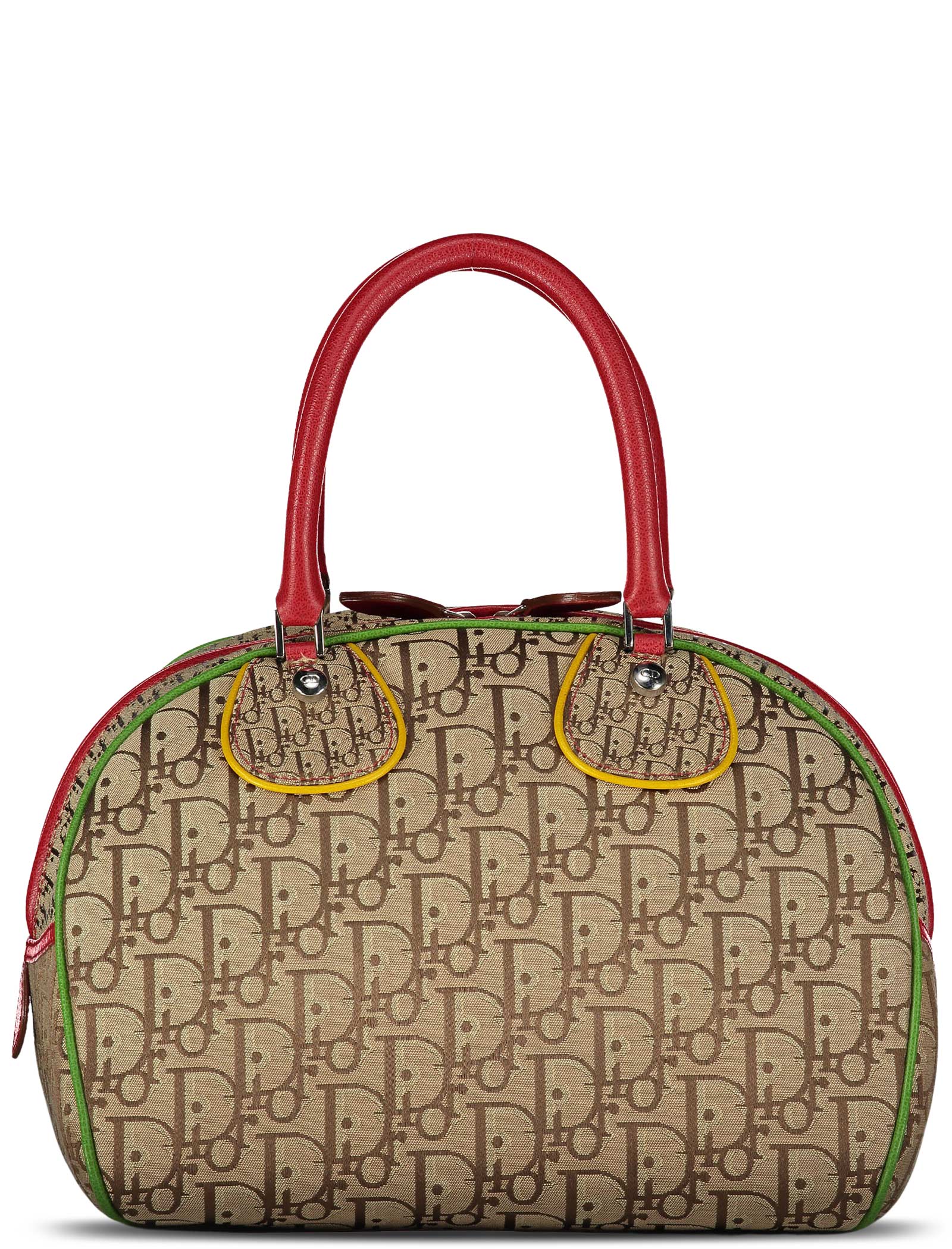 Rasta Monogram Bowling Bag