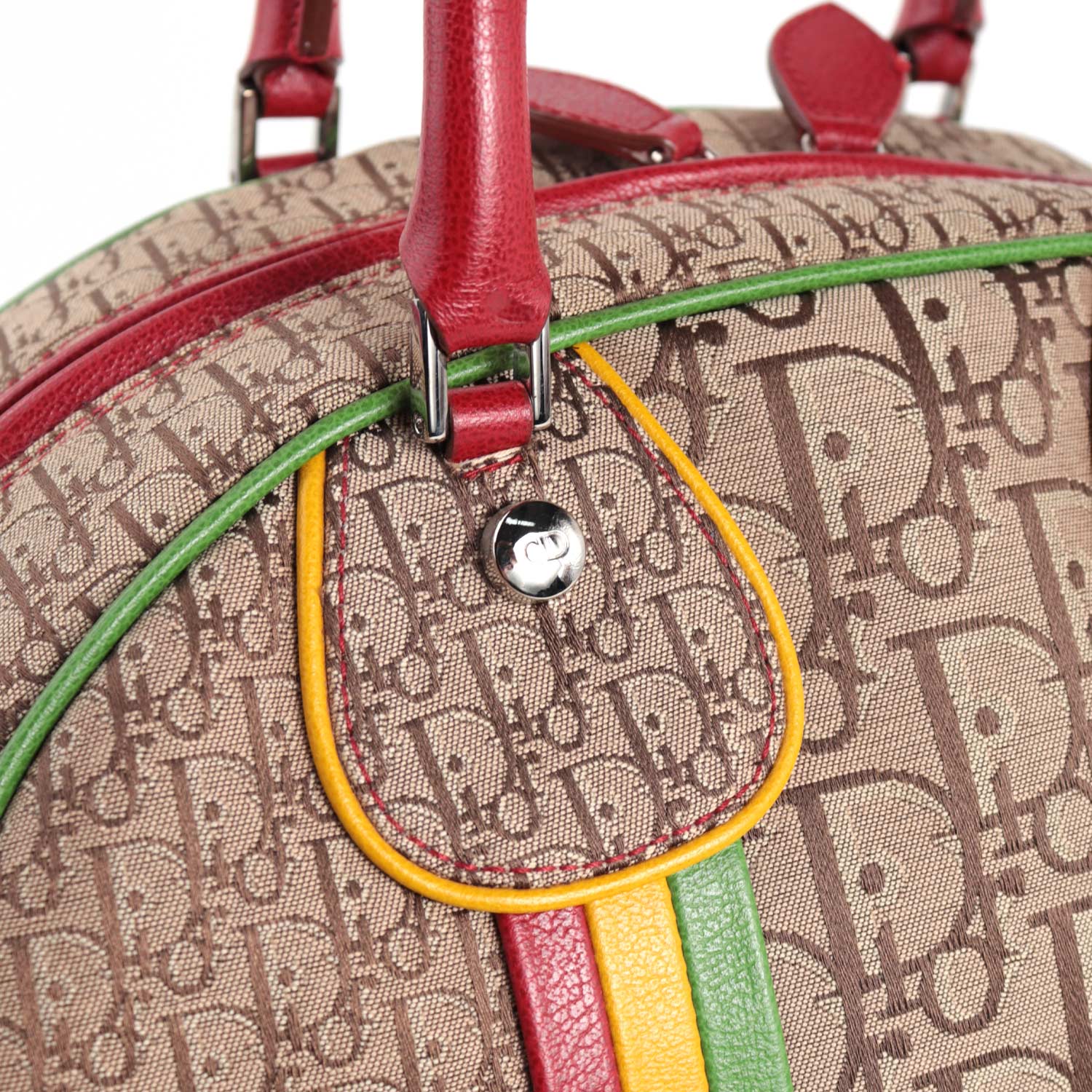 Rasta Monogram Bowling Bag
