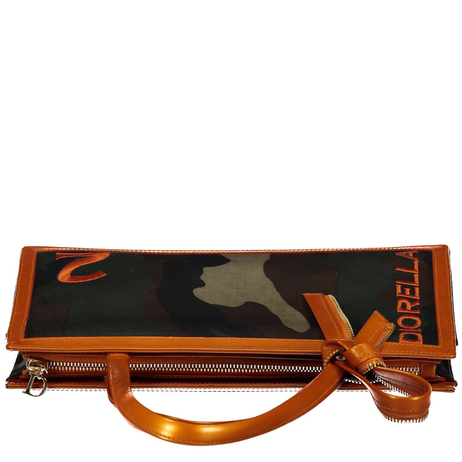Spring 2001 Orange Camo Diorella Tote Bag