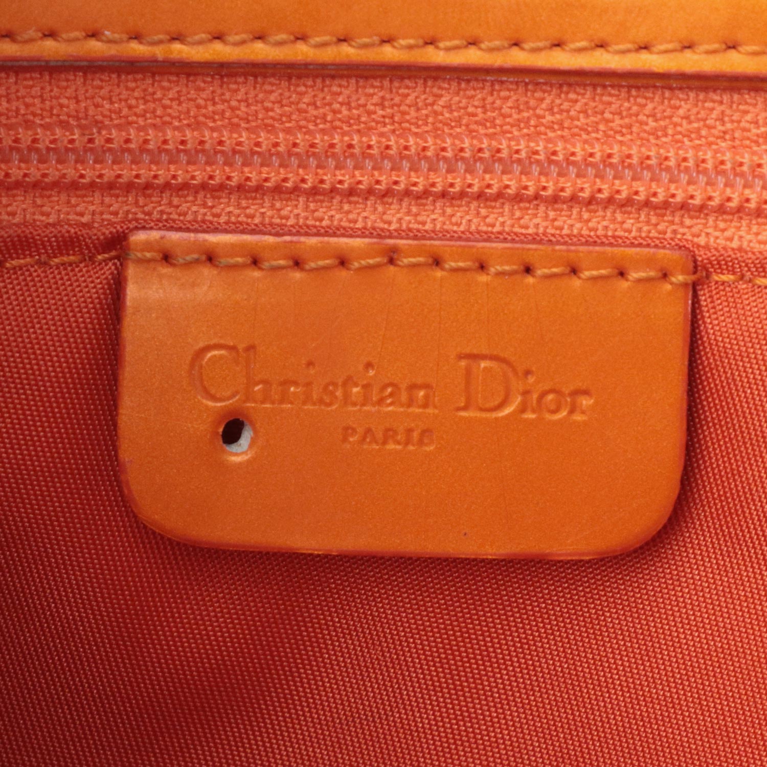 Spring 2001 Orange Camo Diorella Tote Bag