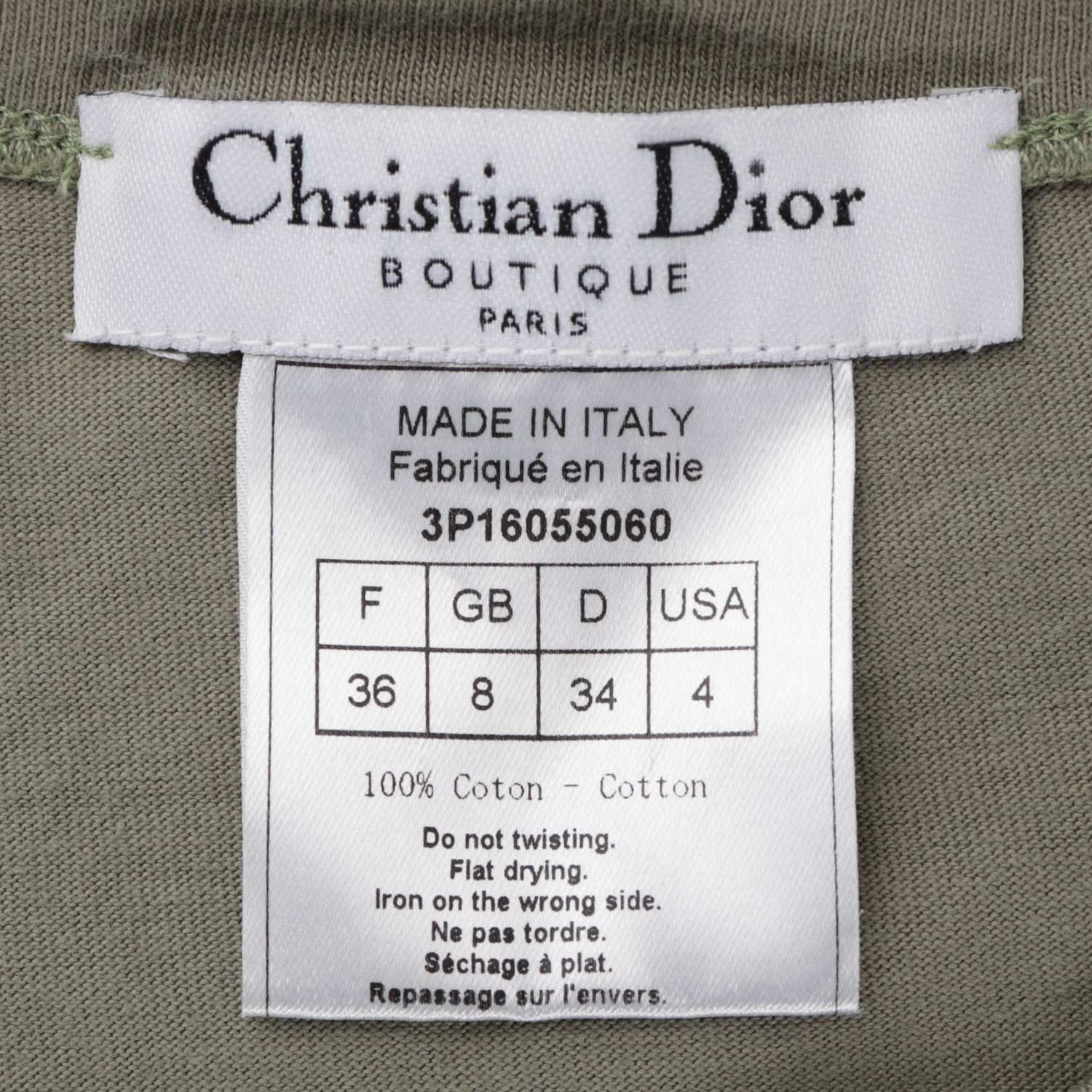 Spring 2003 Olive Lace Tank Top