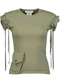 Spring 2003 Olive Lace Tank Top
