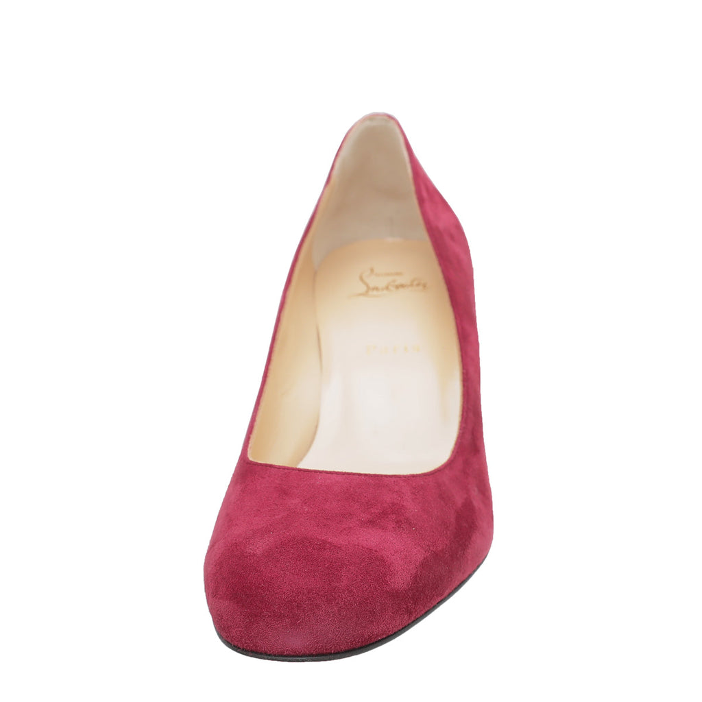 Christian Louboutin Boysenberry Violet Suede Miss Sab Pumps 41