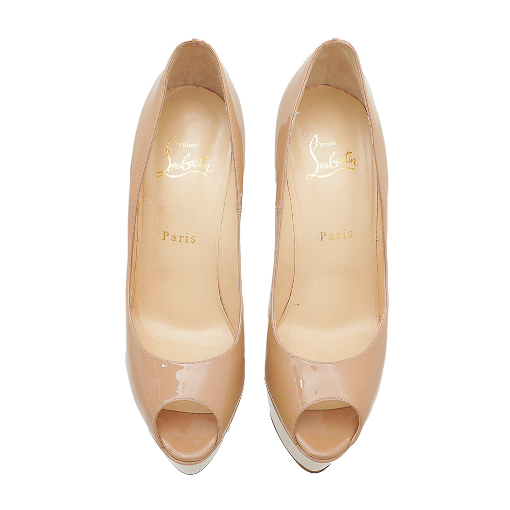 Christian Louboutin Nude Jamie 150 Pumps 38.5