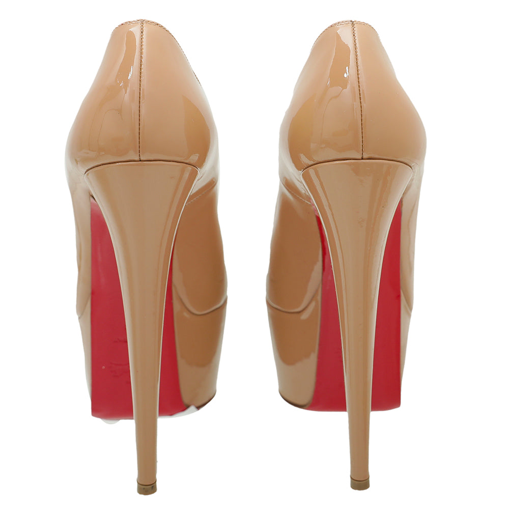 Christian Louboutin Nude Jamie 150 Pumps 38.5
