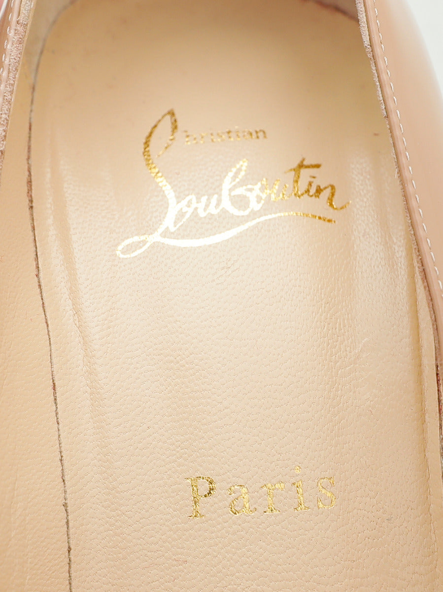 Christian Louboutin Nude Jamie 150 Pumps 38.5