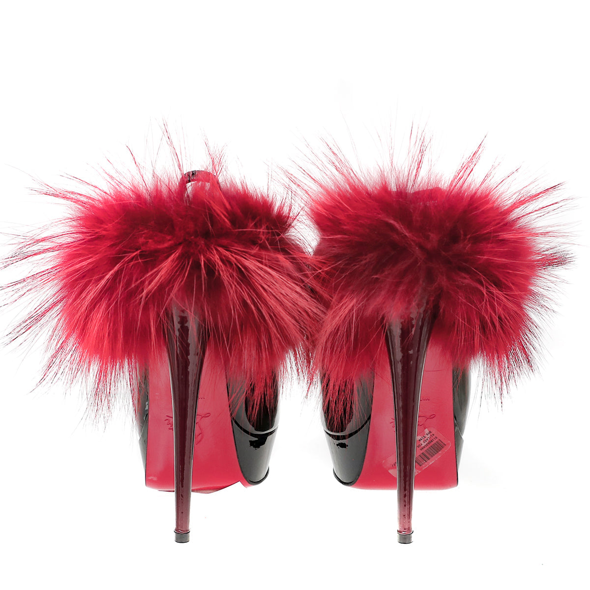 Chritian Louboutin Bicolor Lady Fur Pump 150mm 41
