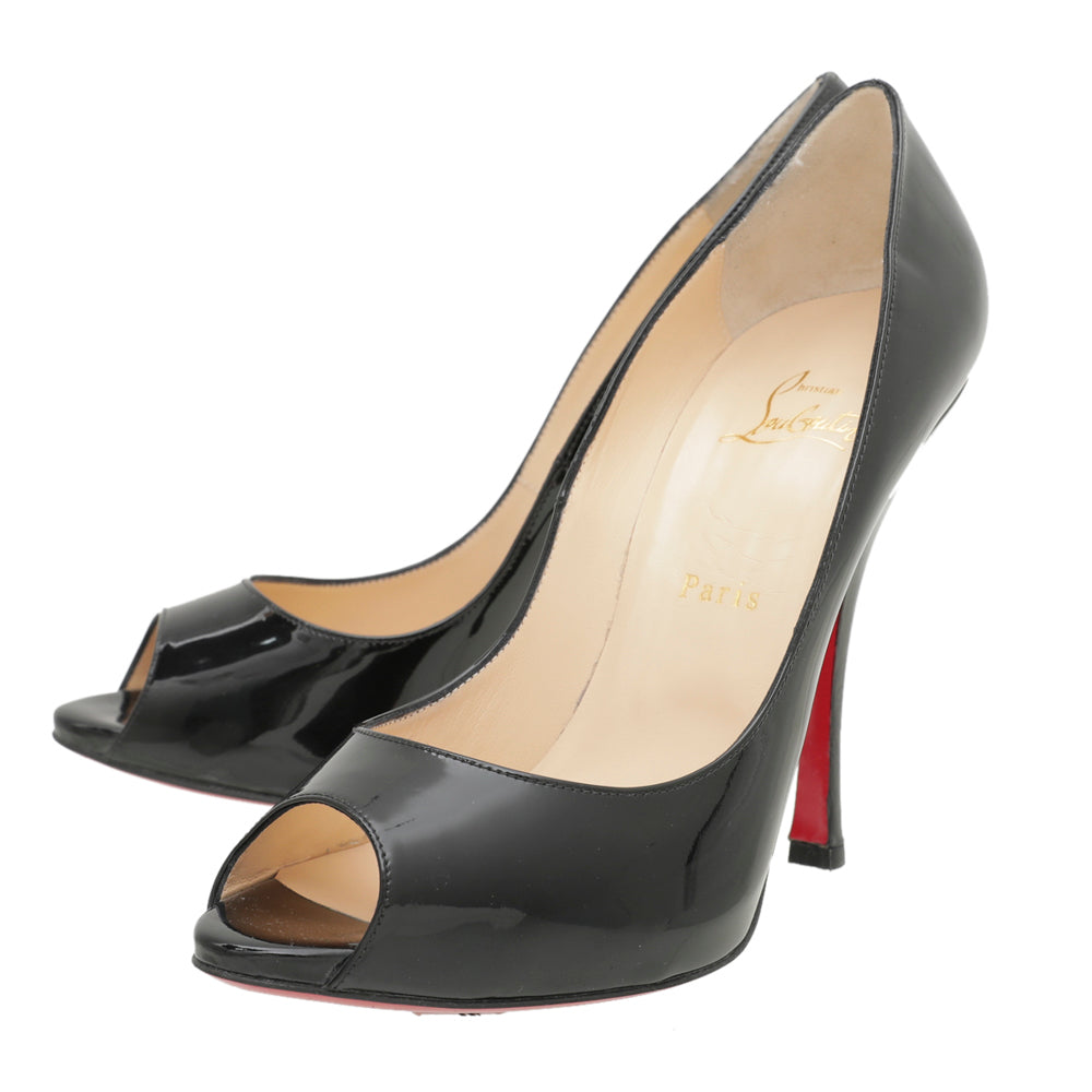 Christian Louboutin Black Maryl 120 Pumps 40.5