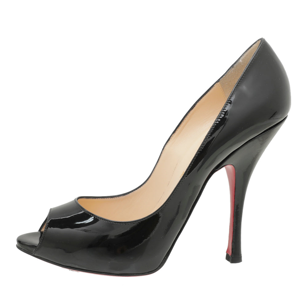 Christian Louboutin Black Maryl 120 Pumps 40.5