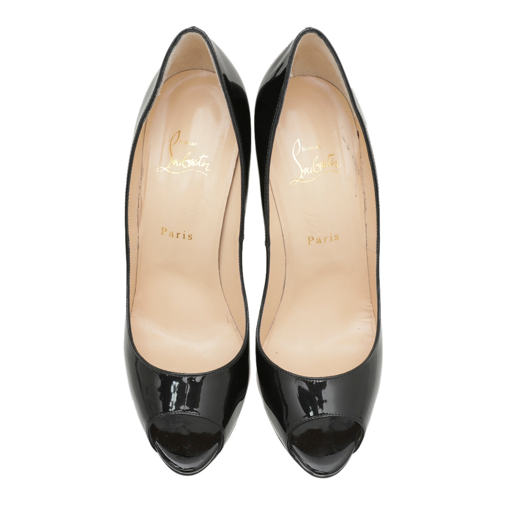 Christian Louboutin Black Maryl 120 Pumps 40.5