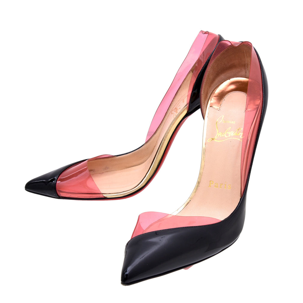 Christian Louboutin Bicolor Miss Rigidaine PVC Pump 36.5