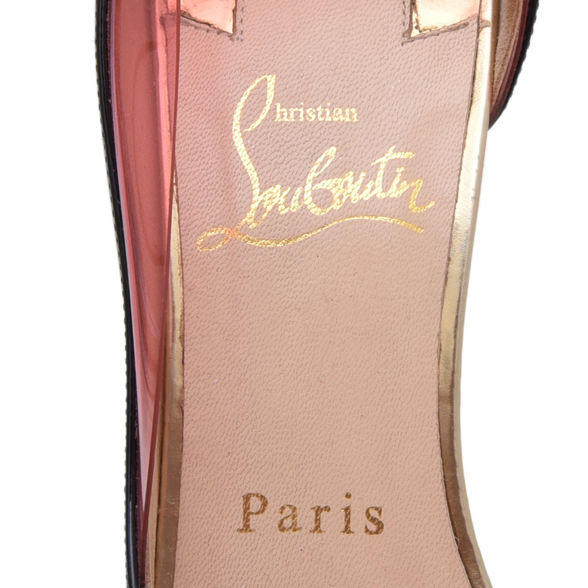 Christian Louboutin Bicolor Miss Rigidaine PVC Pump 36.5