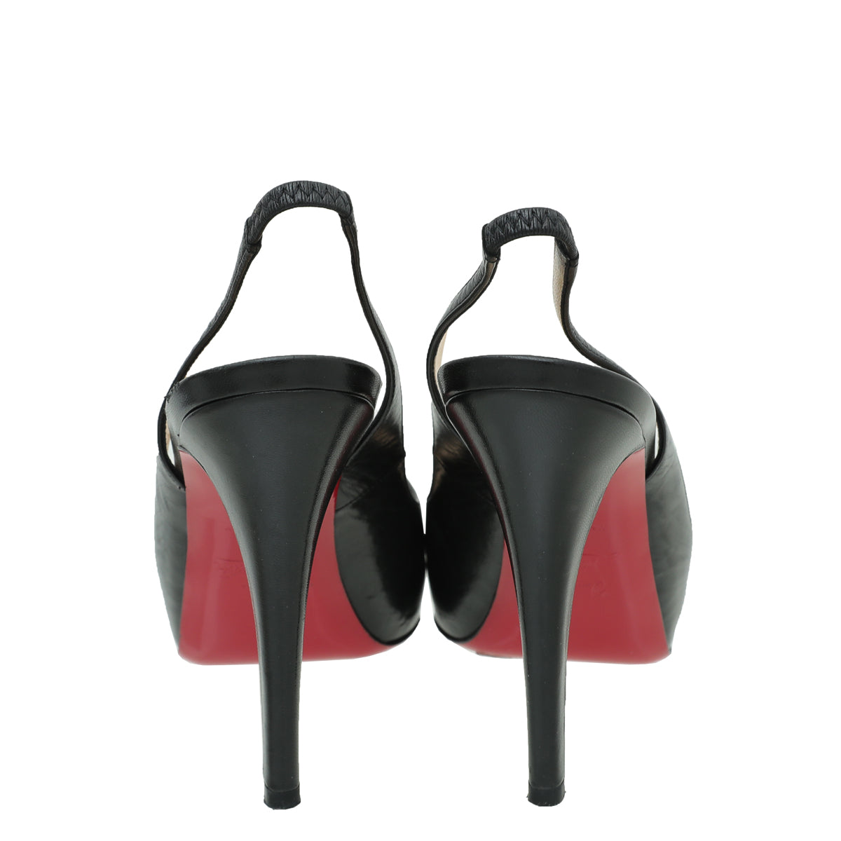 Christian Louboutin Black No Prive Slingback 35.5