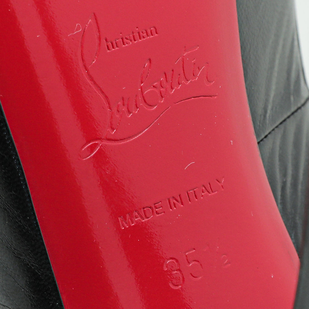 Christian Louboutin Black No Prive Slingback 35.5
