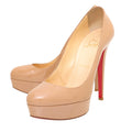 Christian Louboutin Nude Bianca Platform Pump 38