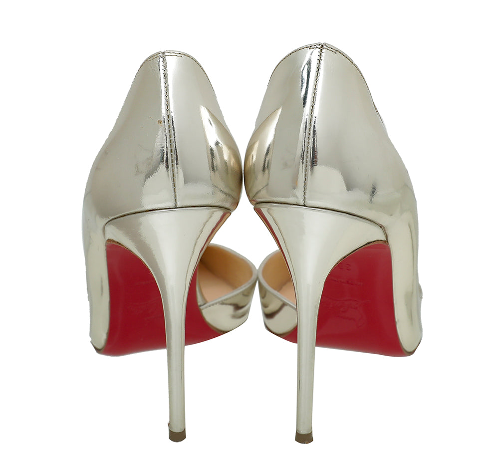 Christian Louboutin Gold Iriza Pump 38.5