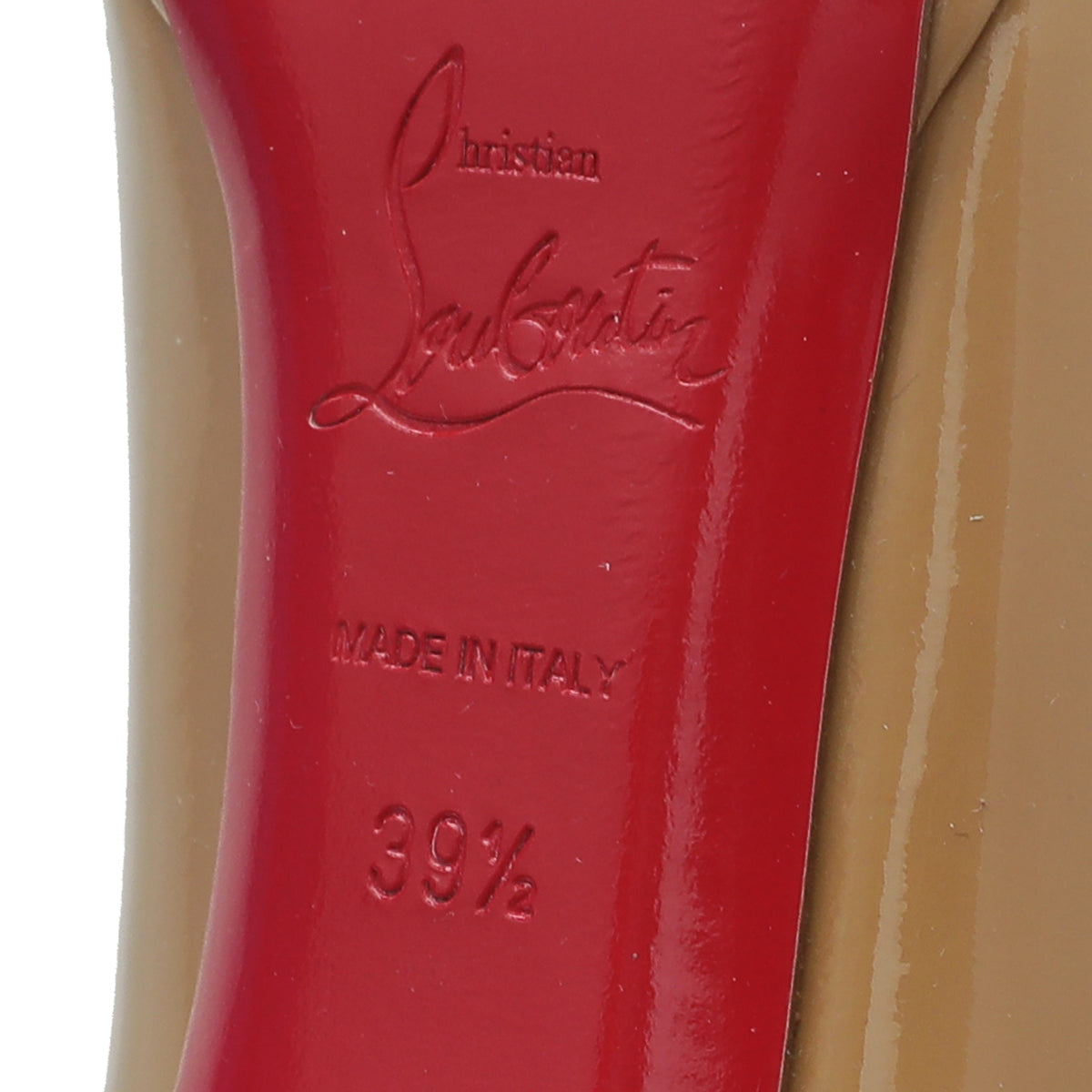Christian Louboutin Nude New Simple Pump 39.5