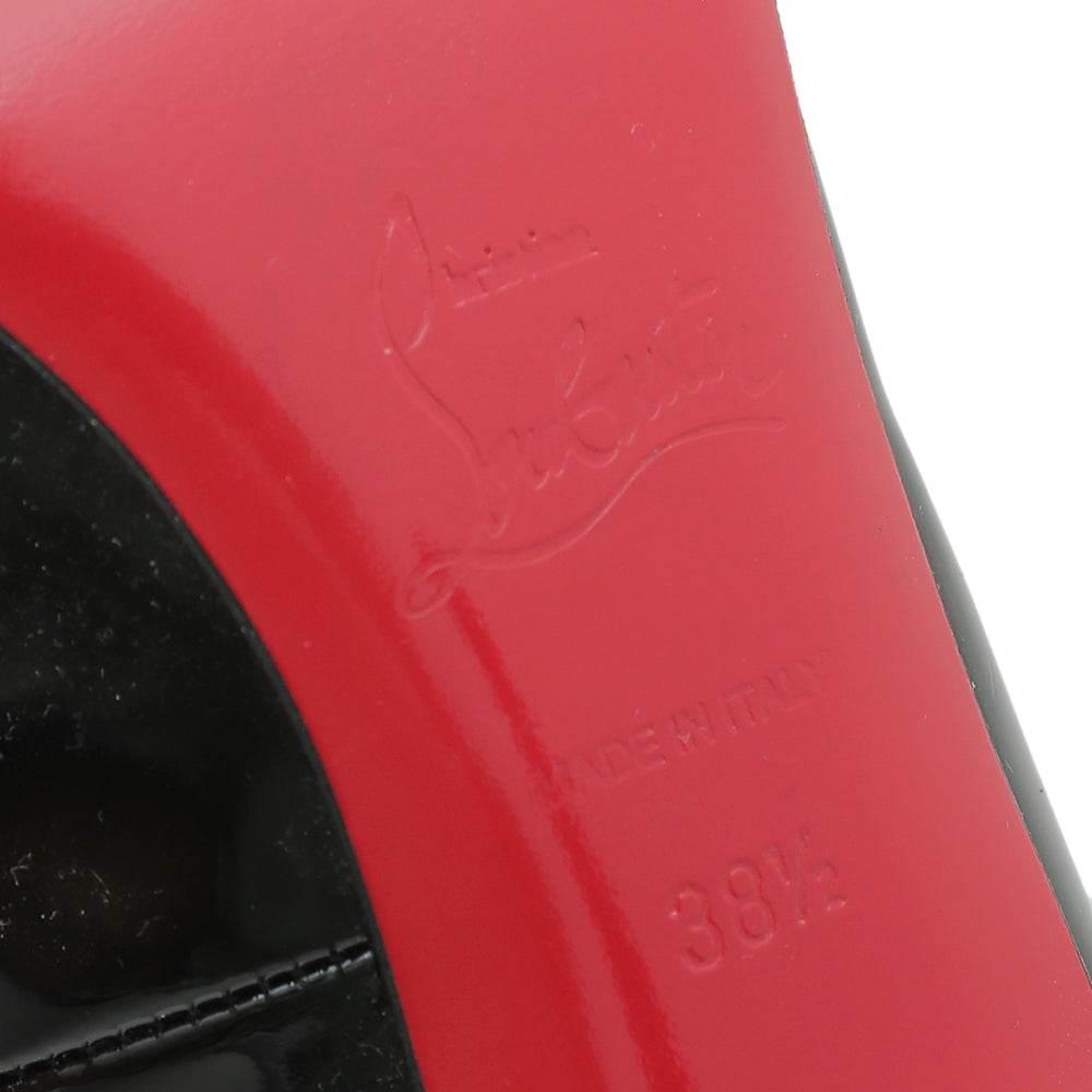Christian Louboutin Black Pigalle 120 Pump 38.5