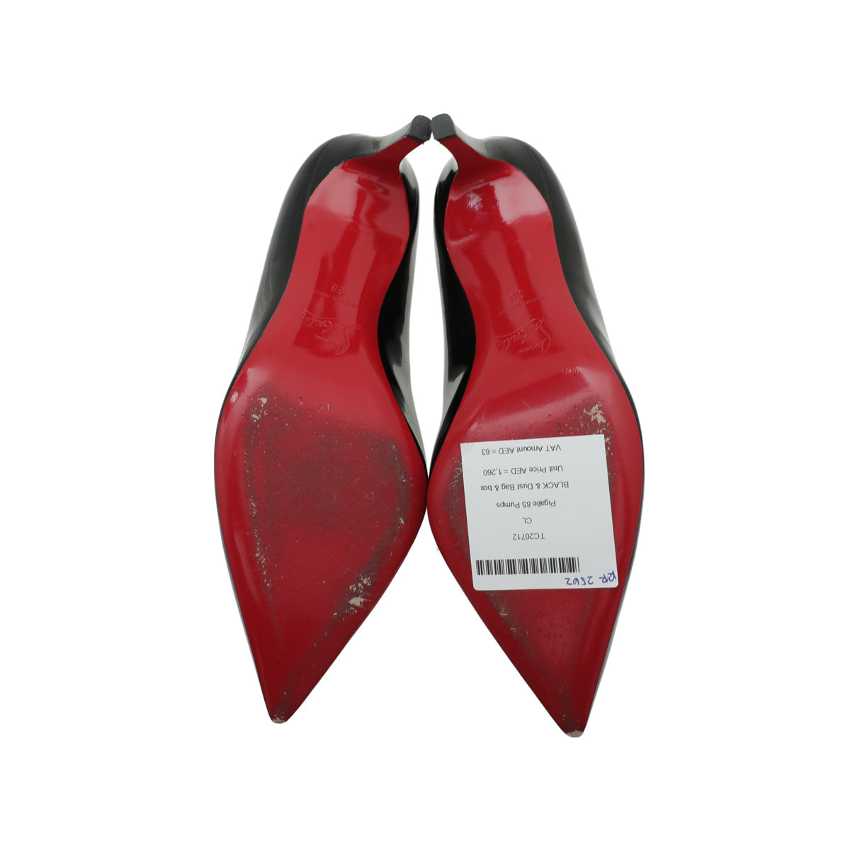 Christian Louboutin Black Pigalle 85 Pumps 38