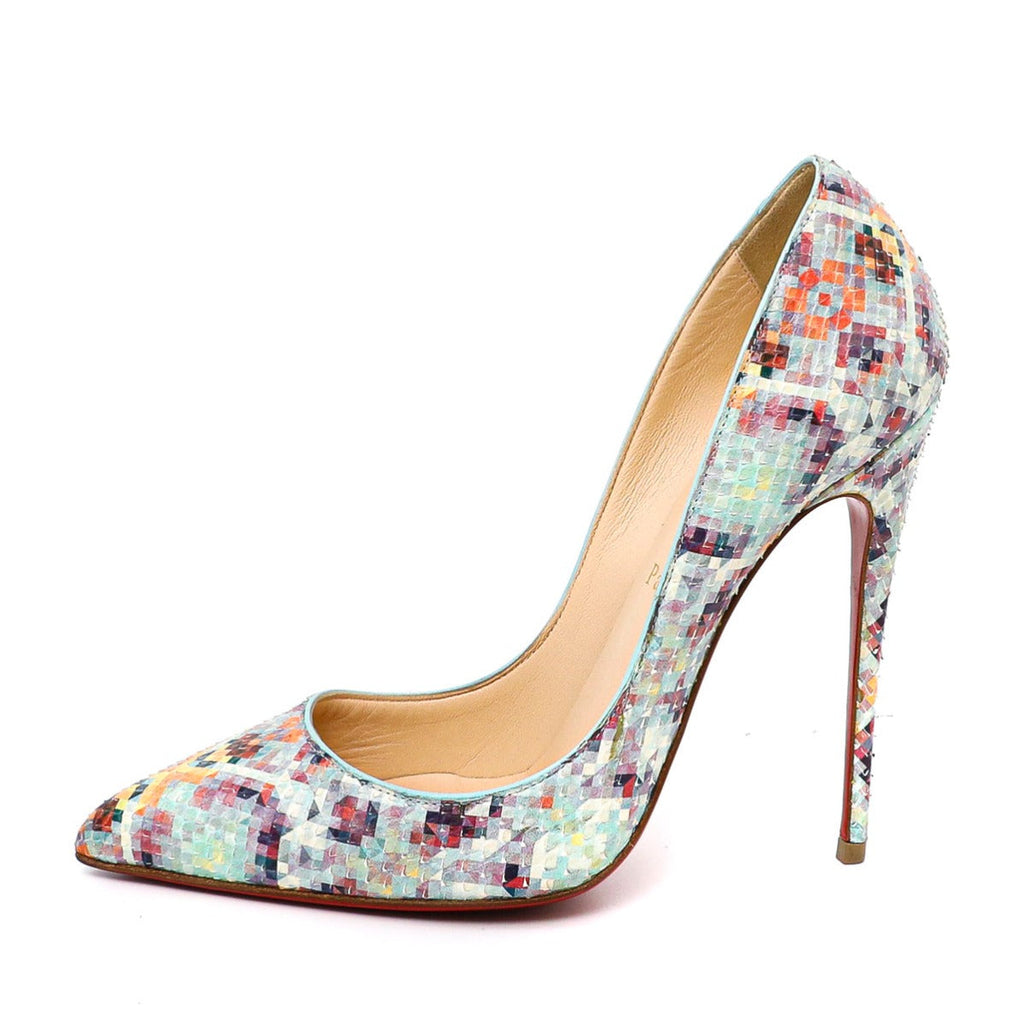 Christian Louboutin Multicolor Python Pigalle Pumps Size 38