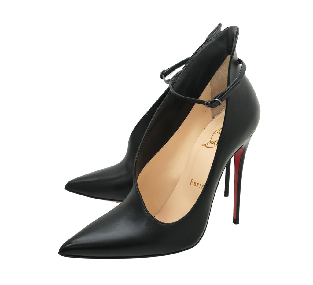 Christian Louboutin Black Vampydoly 120 Pumps 36