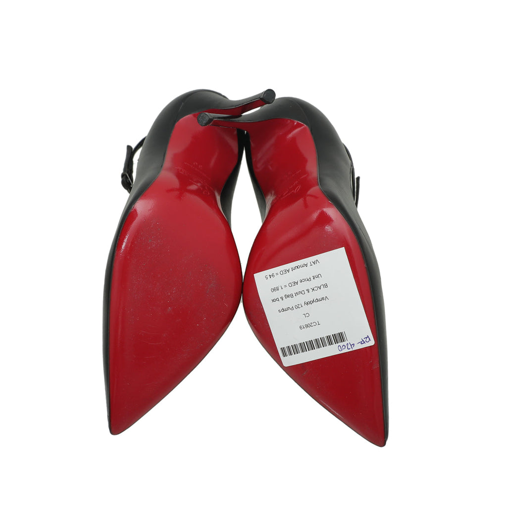 Christian Louboutin Black Vampydoly 120 Pumps 36