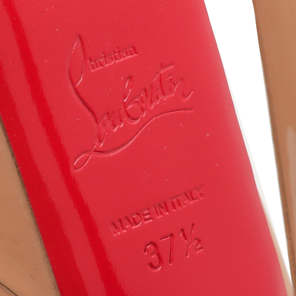 Christian Louboutin Nude Victoria 160 Pumps 37.5