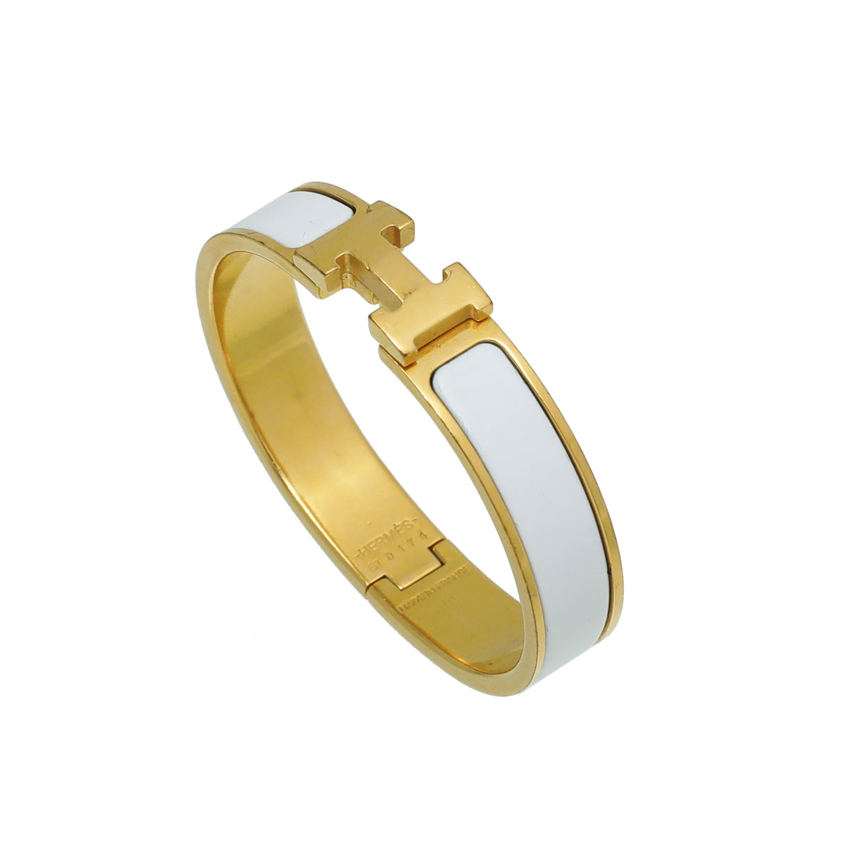 Hermes Blanc Clic H PM Bracelet
