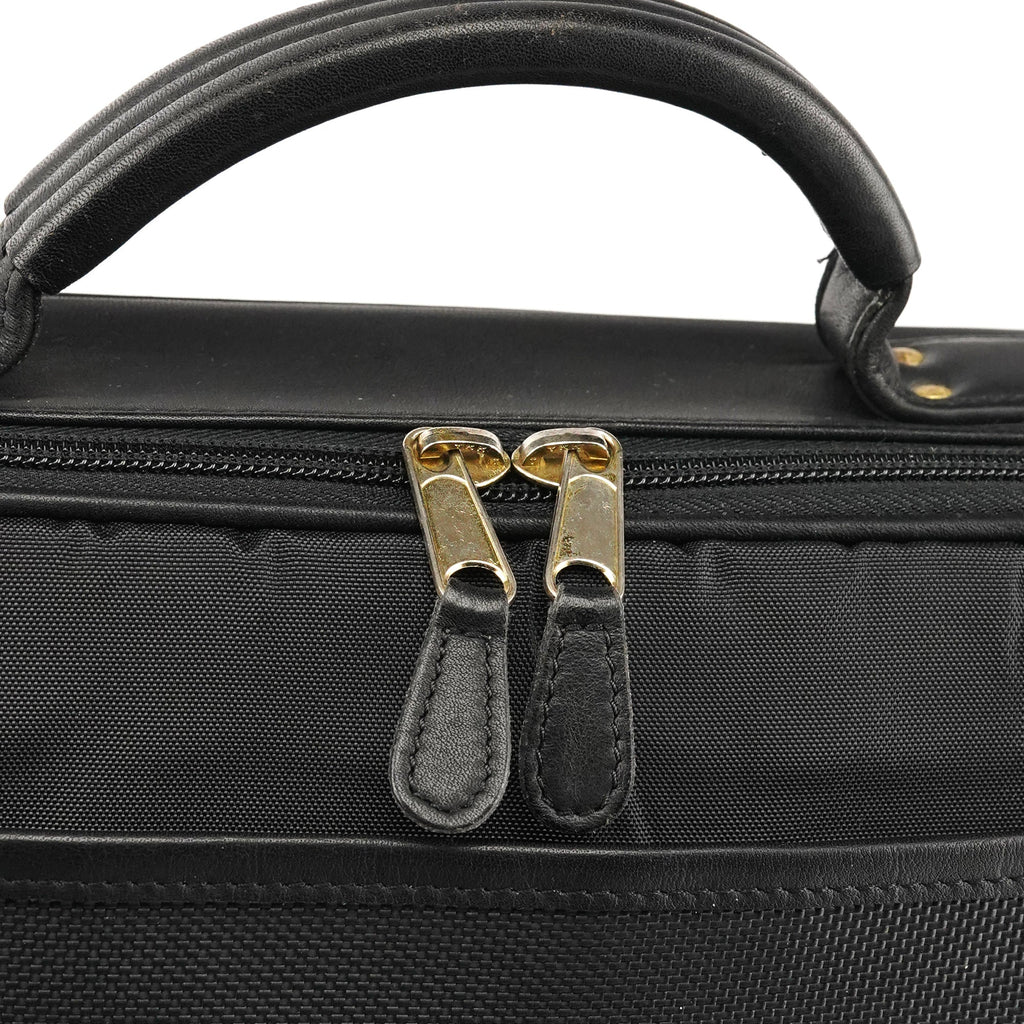 0532 Black Leather Metropolitan 2-Way Bag