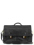 0532 Black Leather Metropolitan 2-Way Bag